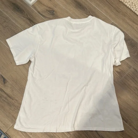 Distressed White Free Bird T-Shirt - Picture 4 of 6